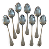 8 cuillères à soupe orfèvre Ercuis