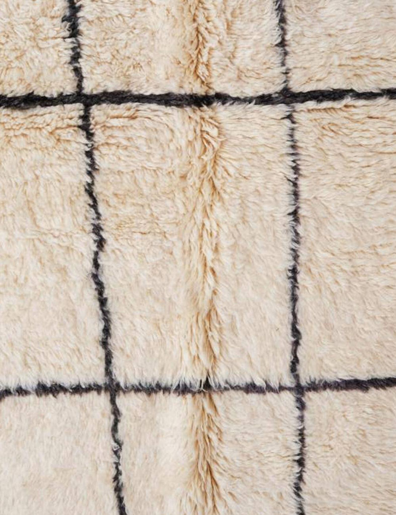 Tapis Marmoucha Blanc Ecru - 254 x 174 cm