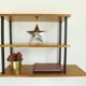 Etagère vintage asymétrique en hêtre massif