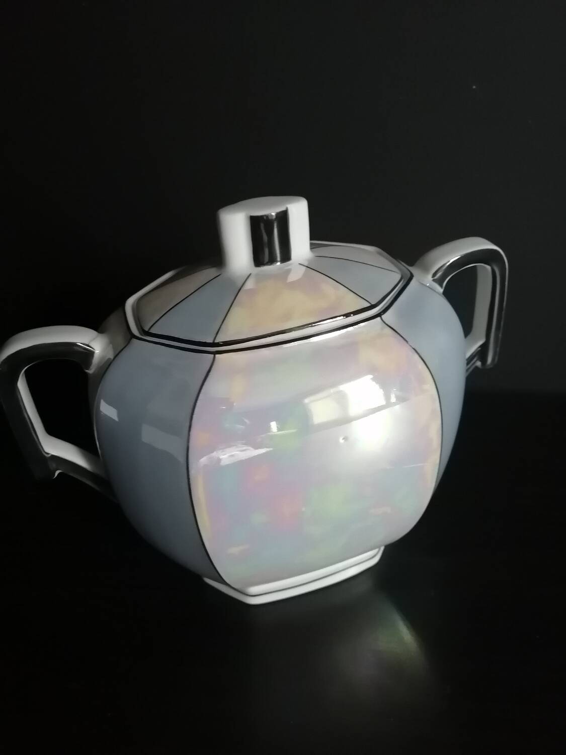 Art Deco sugar bowl