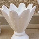 Set of 3 bleached vintage vases