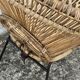 Pair of rattan armchairs