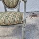 Louis XVI medallion armchair grey n°16