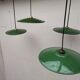 Lot de 4 lampes en tôle émaillée