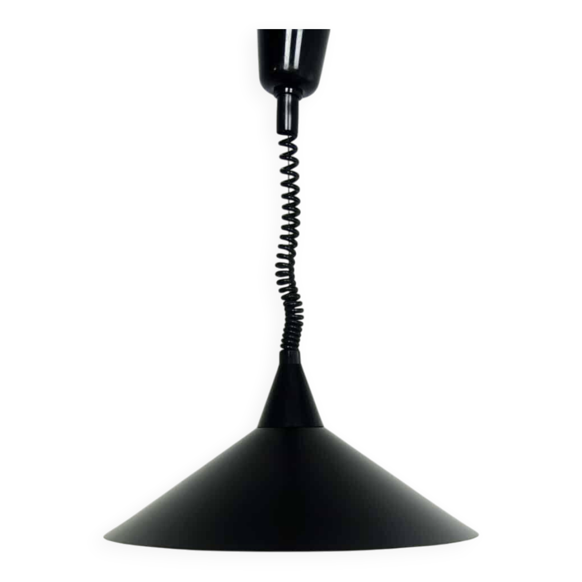 Lampe à pendentif en forme de chapeau de sorcière noir