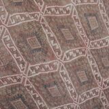 Vintage Turkish Oushak Rug Handwoven 167x238 cm