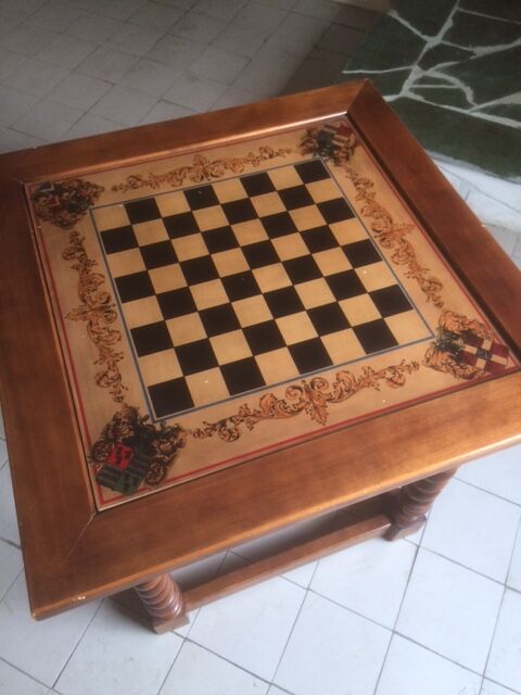 Louis XIII style game table walnut
