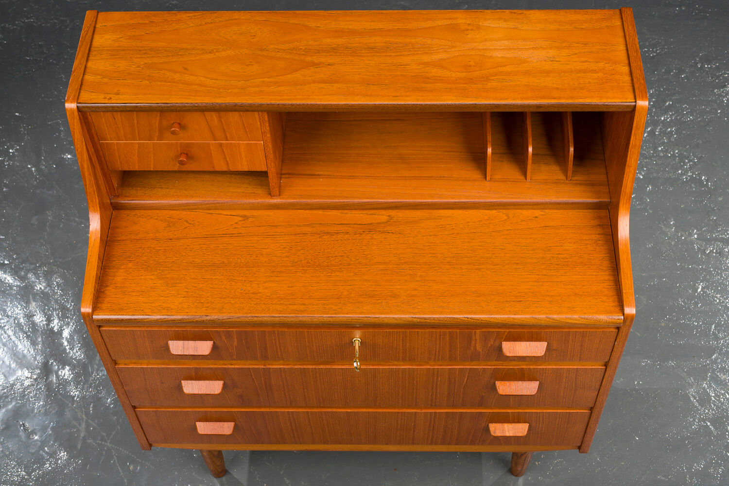 Vintage Danish Teak Secretaire 1960s