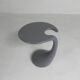 Vintage table design, side table with organic shapes, 90s.