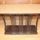 Table basse ou console en fer forgé art déco