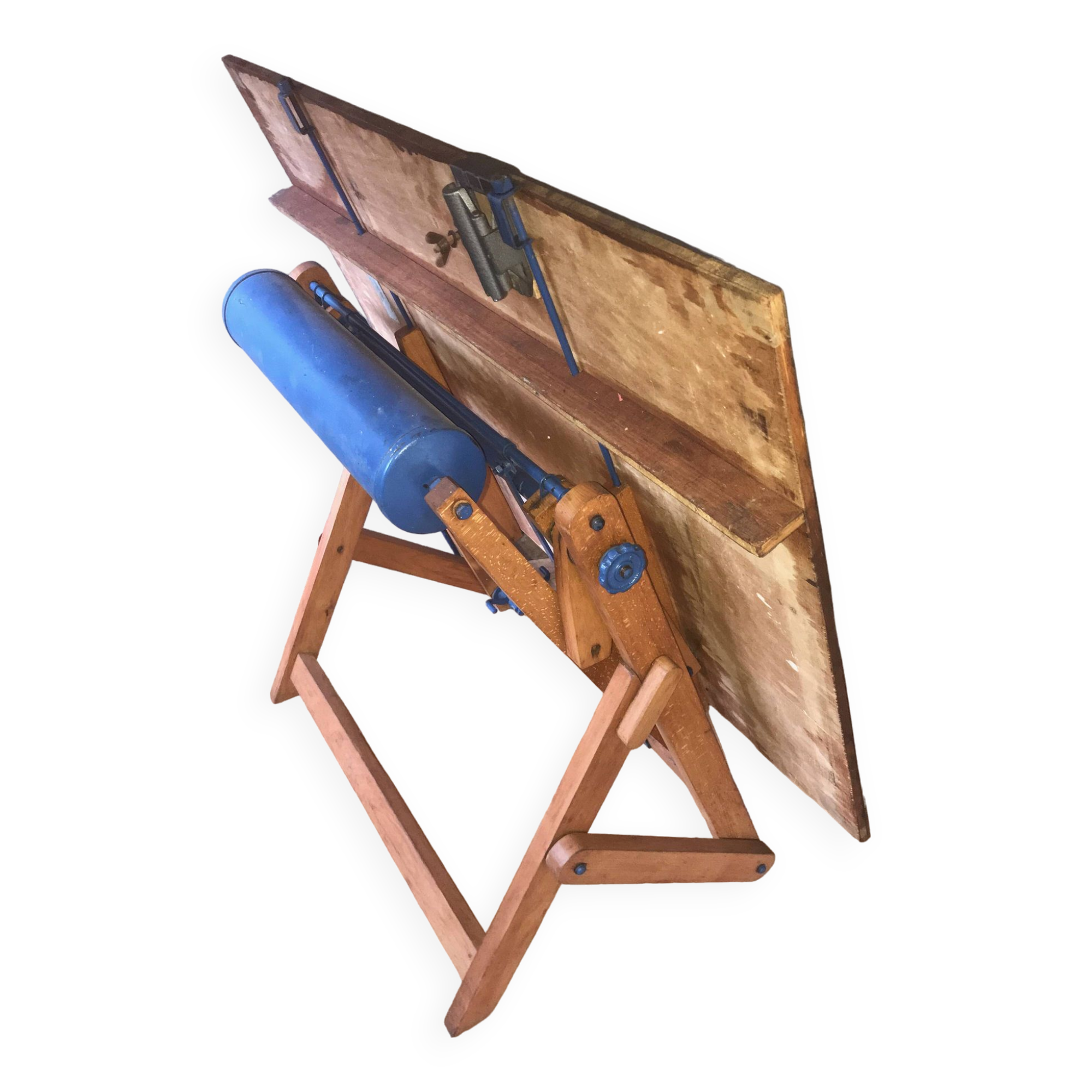 wooden architect's purpose table