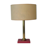 Table lamp with a leather base 1960-1970