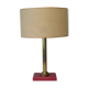 Table lamp with a leather base 1960-1970