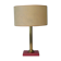 Table lamp with a leather base 1960-1970