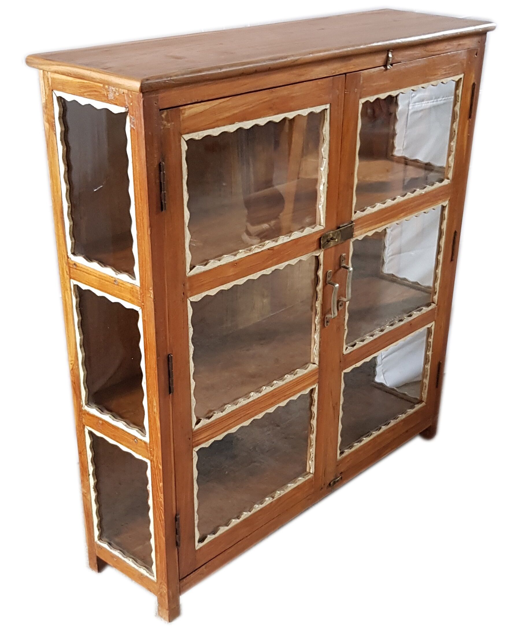 Ancienne vitrine en teck