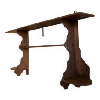 Etagère murale à épices en bois