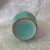 Turquoise blue ceramic jug