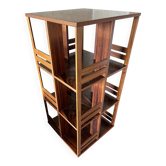 Danish Rosewood Revolving Bookcase