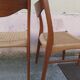 Series of 4 chairs by Bender Madsen and Ejner Larsen for Stølefabrik