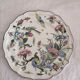 Old earthenware plate of Gien, cornucopia décor
