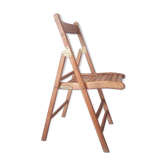 Chaise pliante en bois vintage