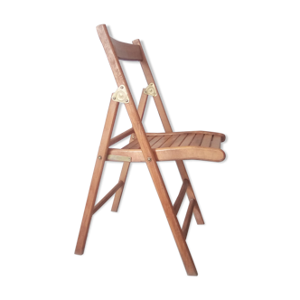 Vintage wooden folding chair
