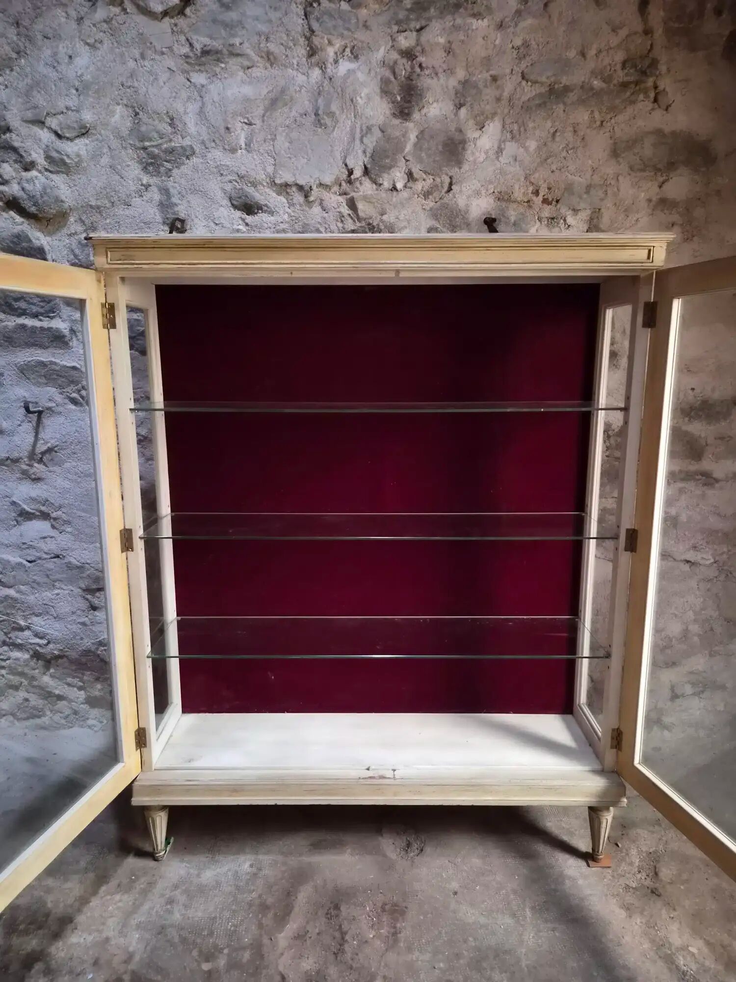 Vintage French display cabinet / Shop display cabinet