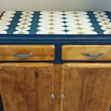 buffet Mado tray in green balatum