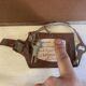 TRAVEL TRUNK RECTANGLE DEBUT XXE WOOD BROWN LEATHER SHEATH