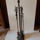 Bronze fireplace servant