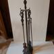 Bronze fireplace servant
