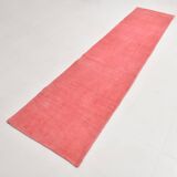 2x11 Vintage Pale Red & Pink Runner Rug, 79x345Cm