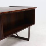 Rosewood Boomerang Desk by Peter Løvig Nielsen for Hedensted Møbelfabrik Denmark 1950s