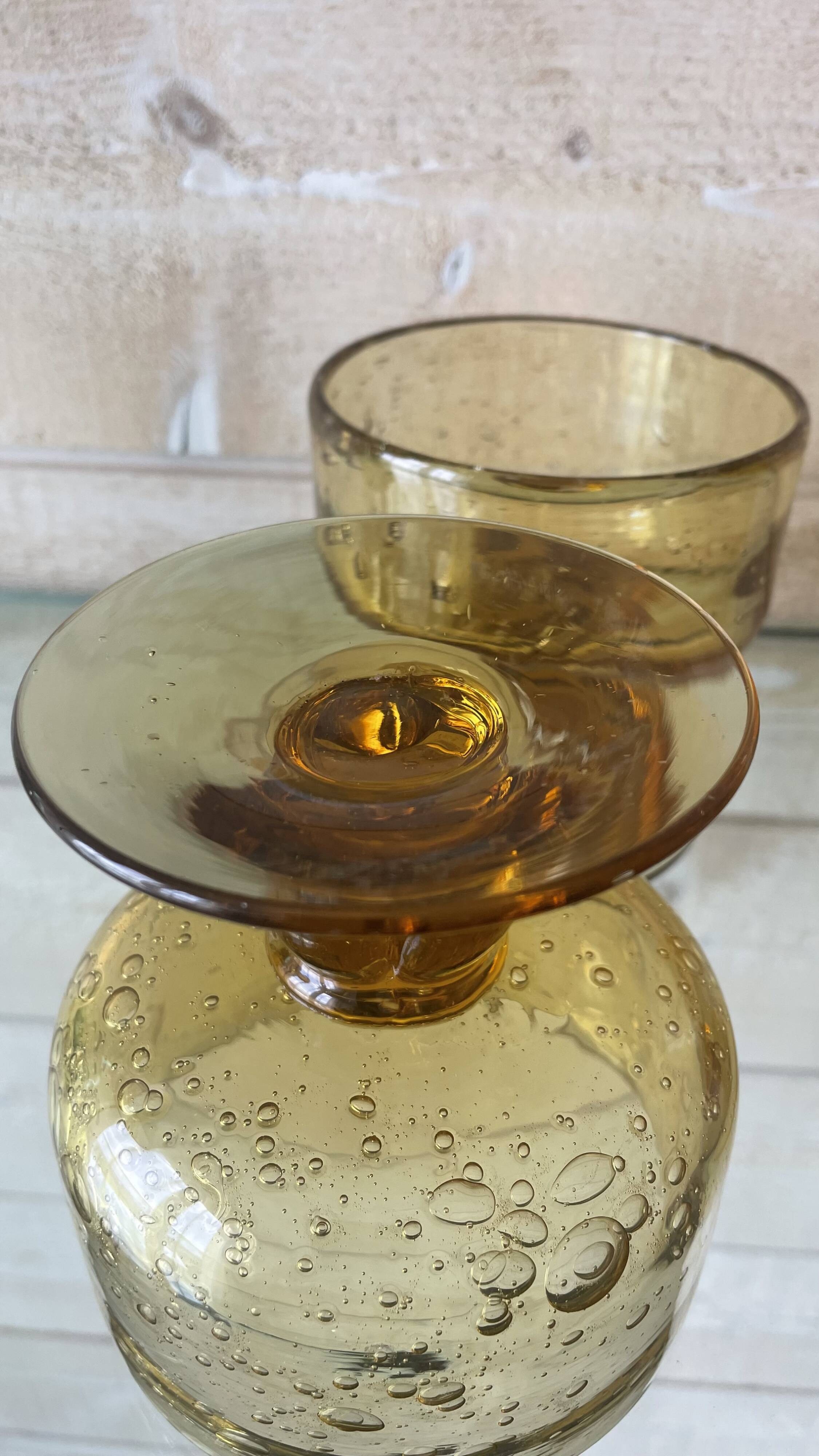 Blown glass Biot cups