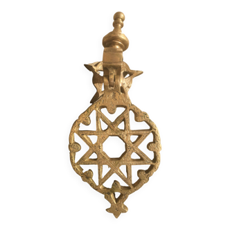 Brass door knocker