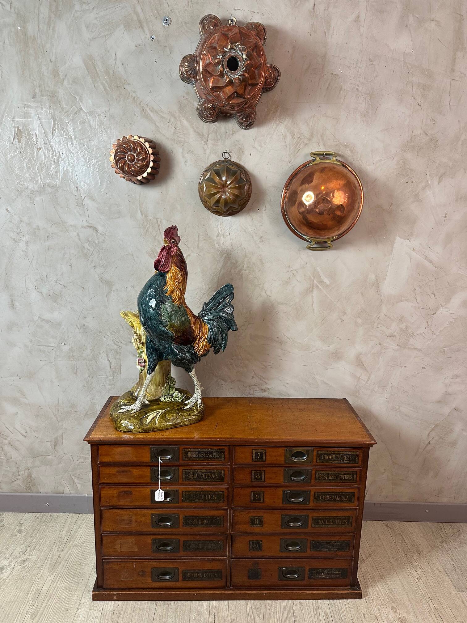 Paul Comoléra Faience Rooster