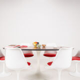 Oval dining table in rosewood by Maurice Burke for Arkana, England, 1960s