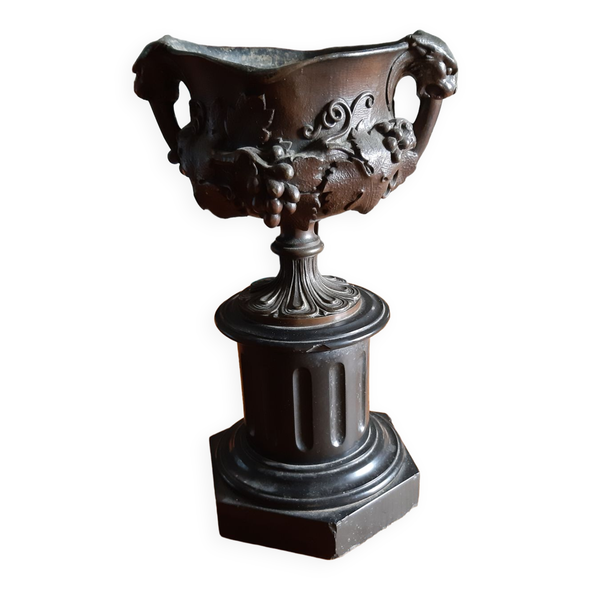 Cassolette Bronze and Marble