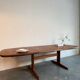 Table ovale extensible vintage Skovby en teck
