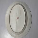 Grand plat de service Terre de fer oval Saint Amand modèle Maroc