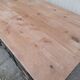 Antique workshop workbench, vintage, metal and wood