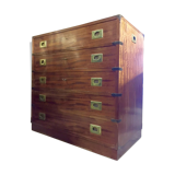 Commode de marine en acajou fabrication vers 1940