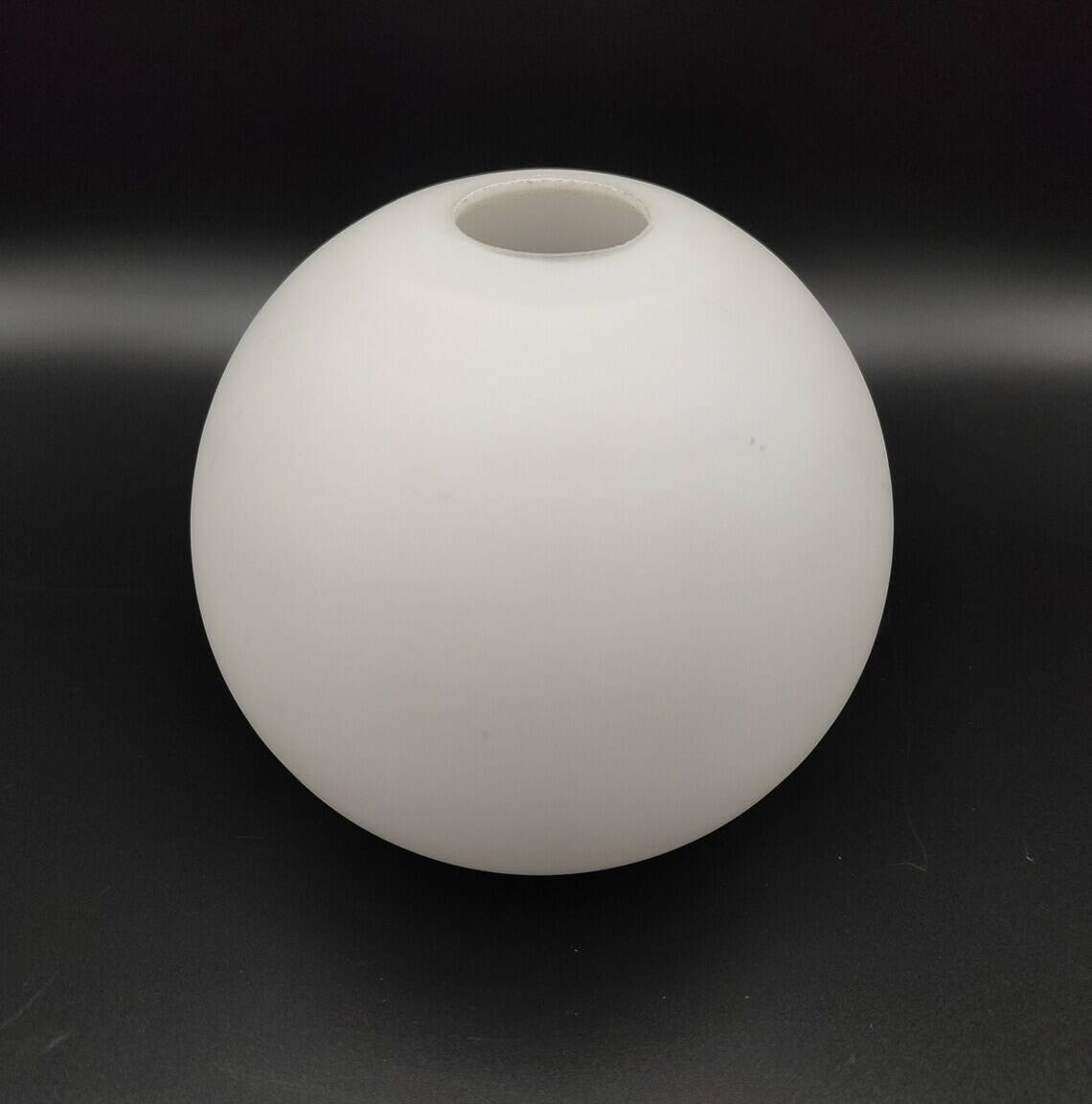 French vintage retro white glass replacement shade