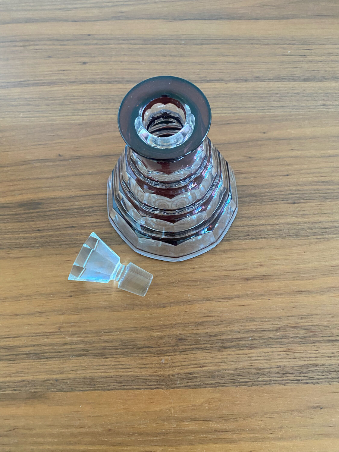 Val Saint Lambert crystal liqueur service