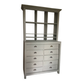 Antique bookcase with drawers