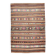Tapis Kilim vintage turc en laine