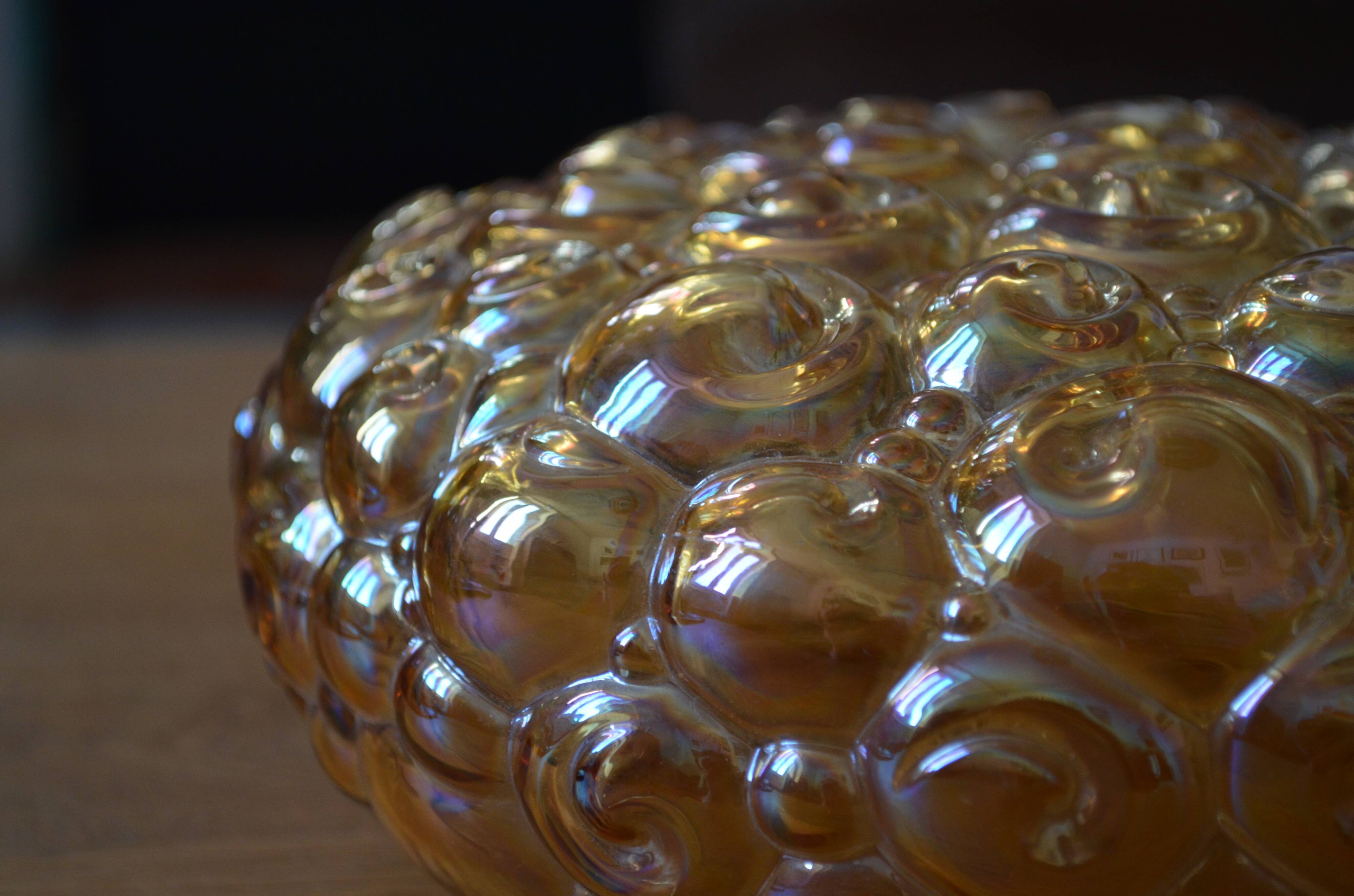 Plafonnier en verre soufflé Héléna Tynell