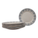 Set of 7 iron earth flat plates u&c sarreguemines and digoin