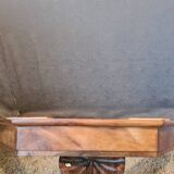 Walnut bed canopy