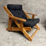 Pair of Scandinavian “Kon-tiki” armchairs by Gillis Lundgren for IKEA